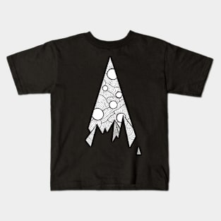 Triangles and Pyramids White Kids T-Shirt